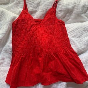 Shein Red Tank Top